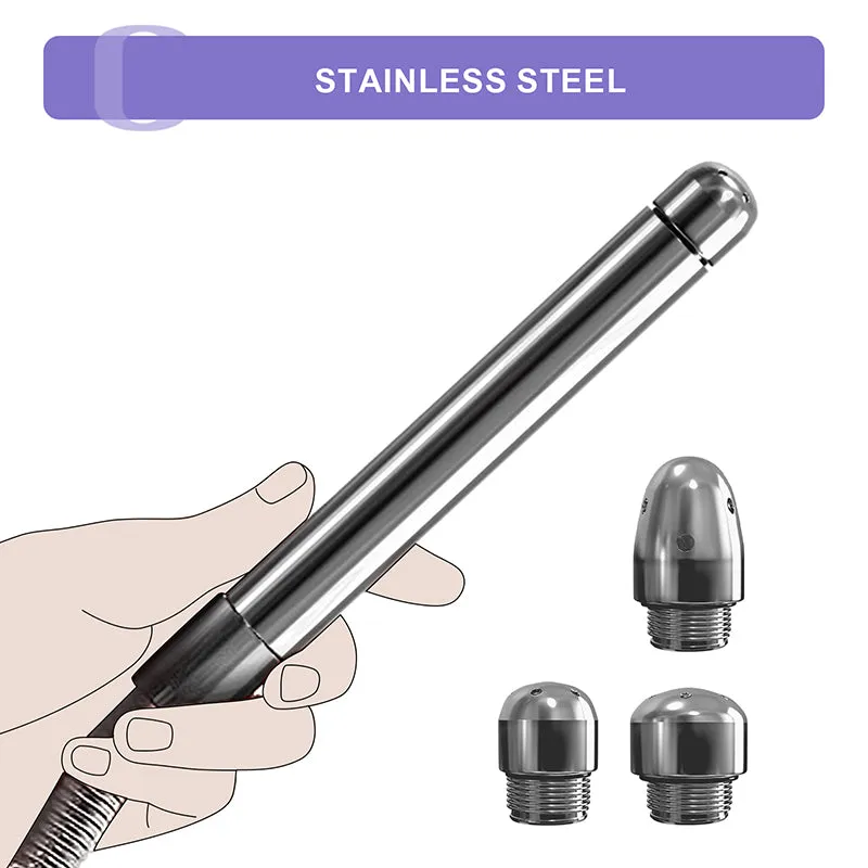 3 Head Aluminum Shower Anal Cleaner