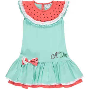 A DEE - Eleisha Watermelon Sweat Dress - Miami Mint