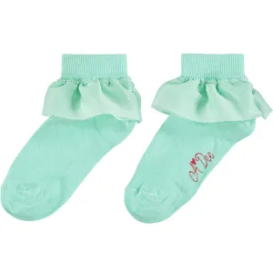 A DEE - Ellis Frill Ankle Socks - Miami Mint