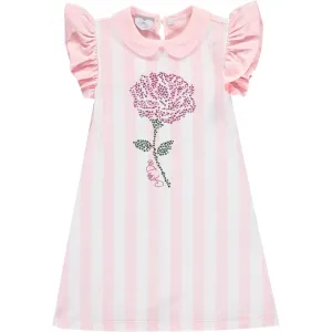 A DEE - Felicia Stripe Dress - Pink