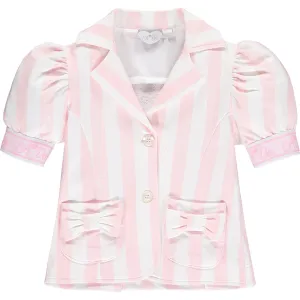 A DEE - Finlay Stripe Blazer - Pink