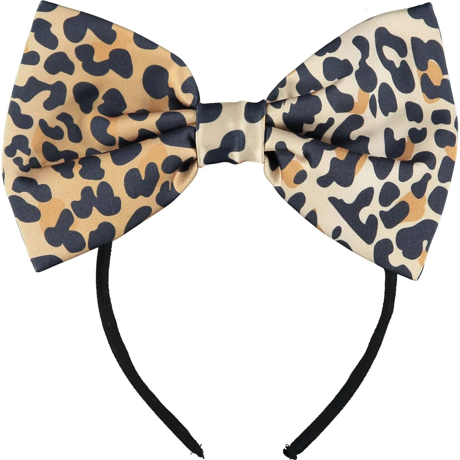 A DEE - Leopard Print Bow Hairband - Leopard