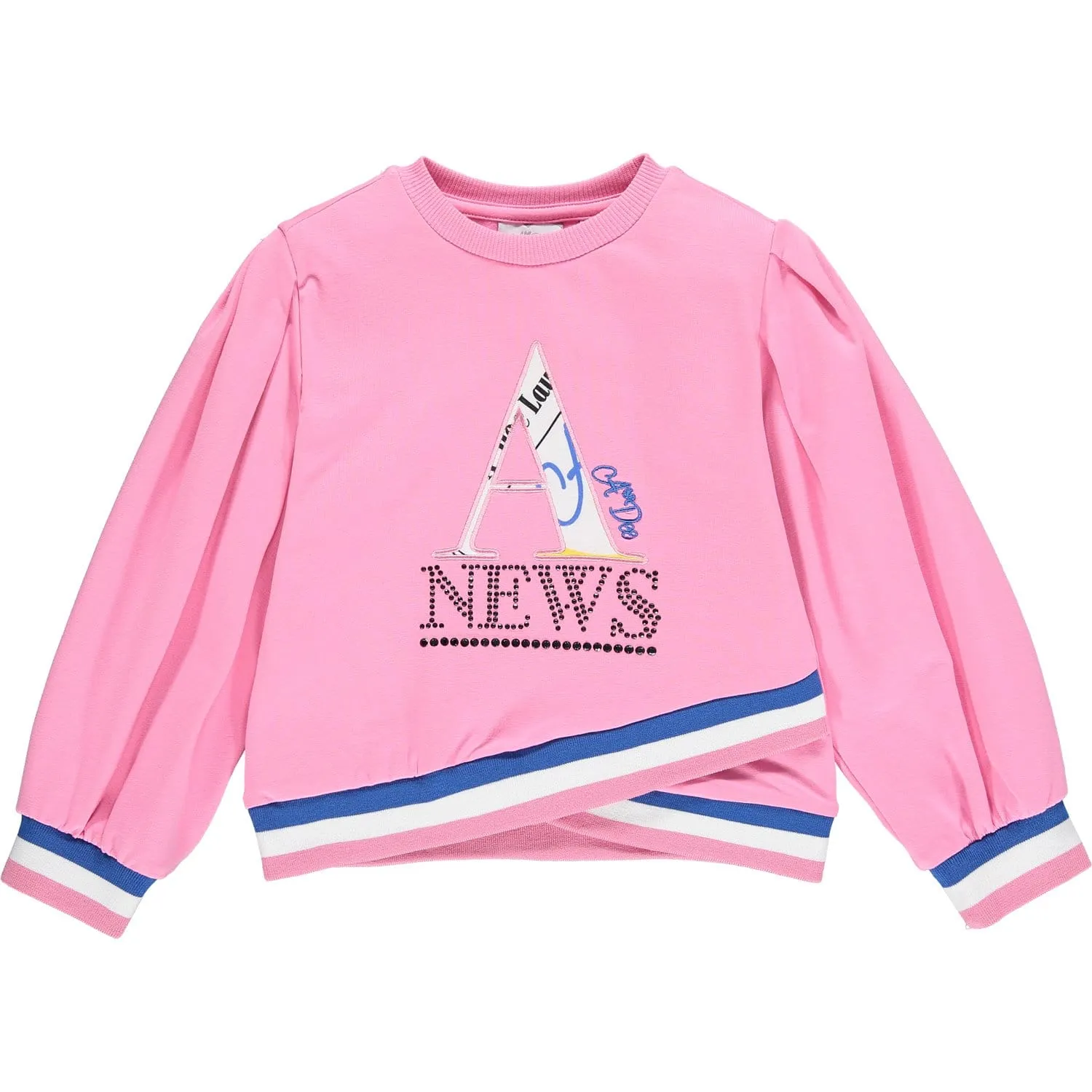 A DEE - Puff Sleeve A News Tracksuit - Pink Candy