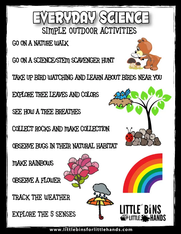 Activities for Kids Printable Guides