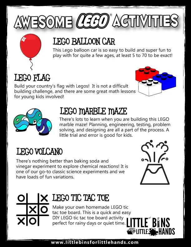 Activities for Kids Printable Guides