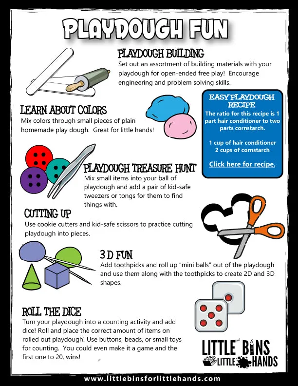 Activities for Kids Printable Guides