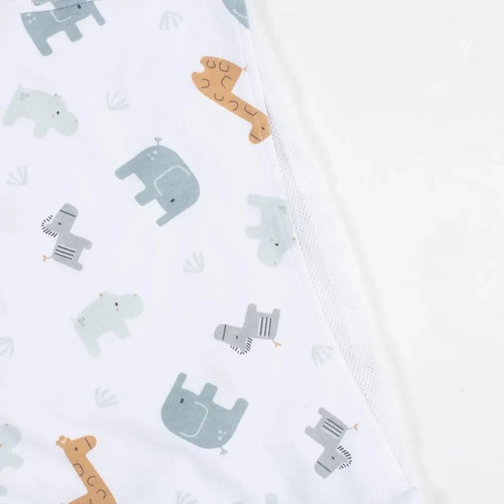 Animal Safari 0.5 Tog Cuddle to Sleep Bag