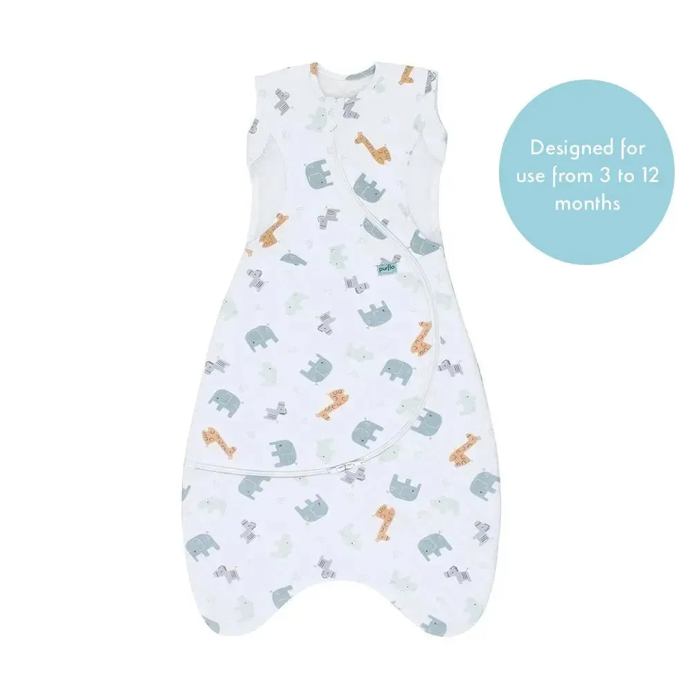 Animal Safari 2.5 Tog Cuddle to Sleep Bag