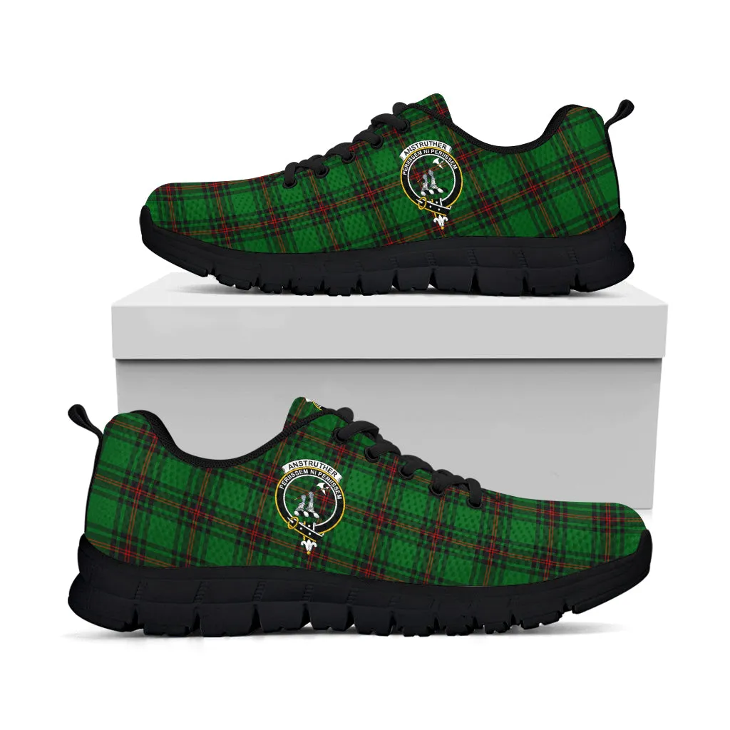 Anstruther Tartan Sneakers with Family Crest