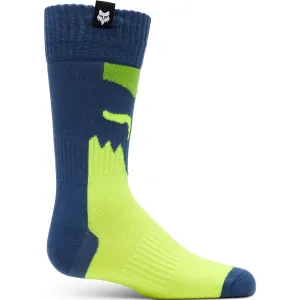 Fox 180 Youth Flora Socks (Blue/Yellow)