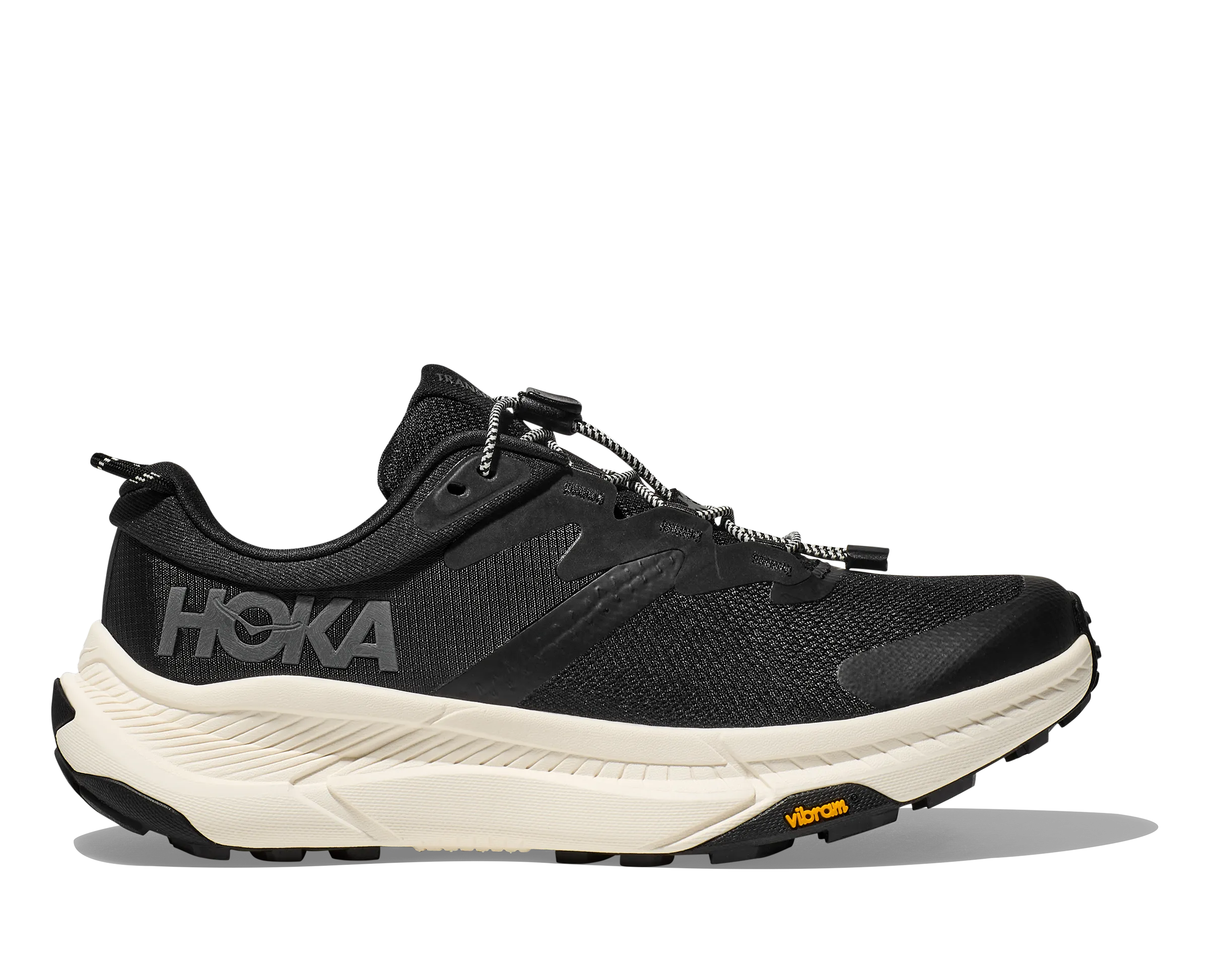 HOKA TRANSPORT BLACK/WHITE WOMEN'S WIDE