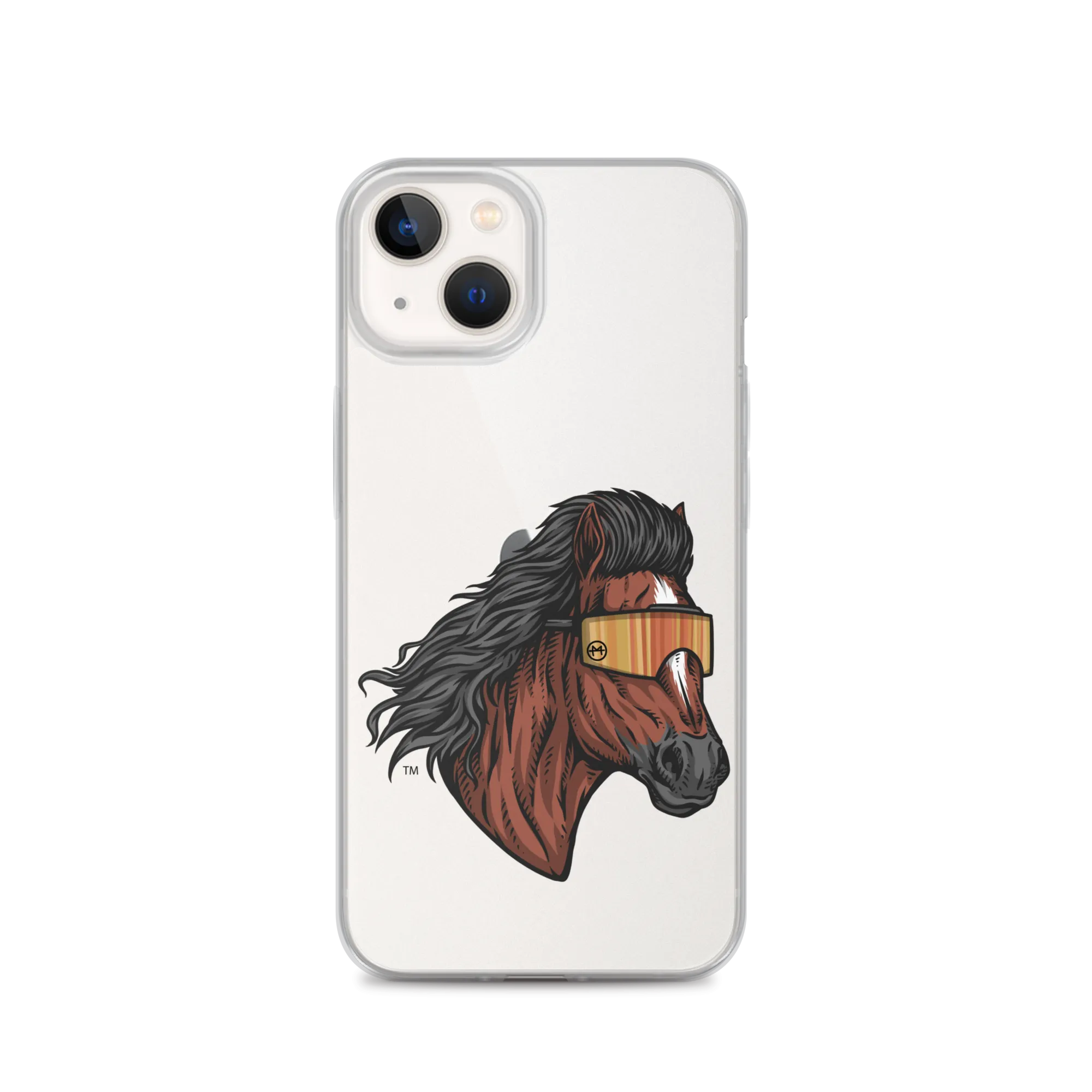 Horse Mullet iPhone Case - Clear