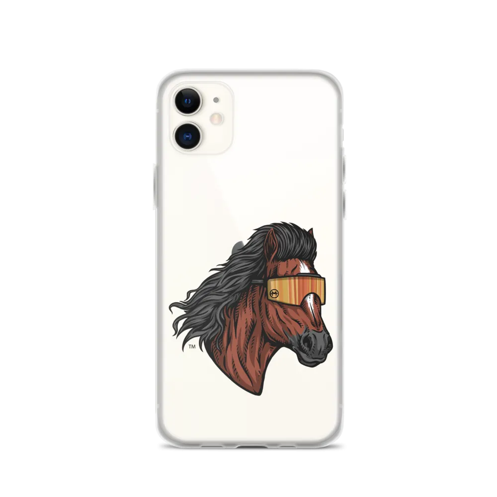 Horse Mullet iPhone Case - Clear