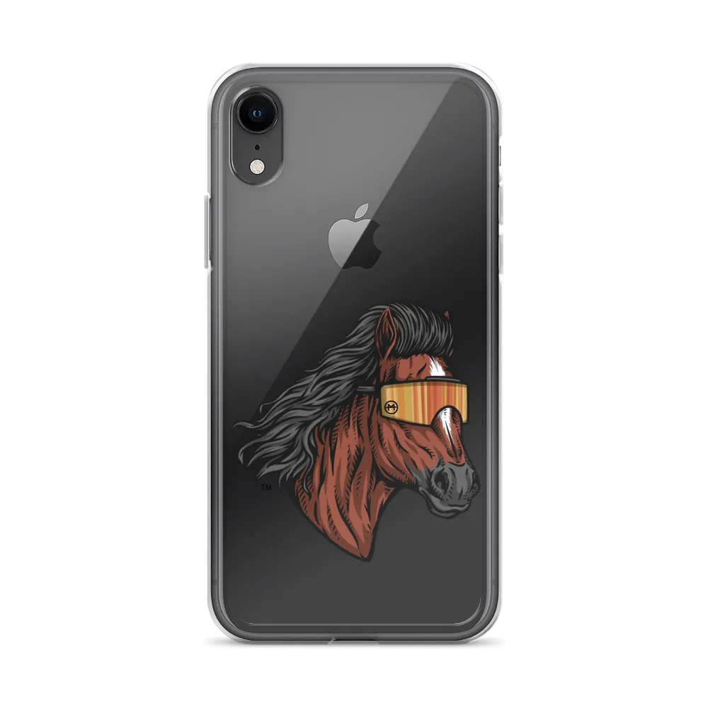 Horse Mullet iPhone Case - Clear