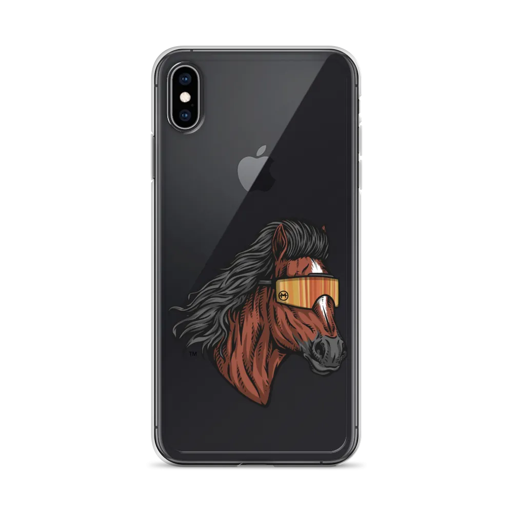 Horse Mullet iPhone Case - Clear