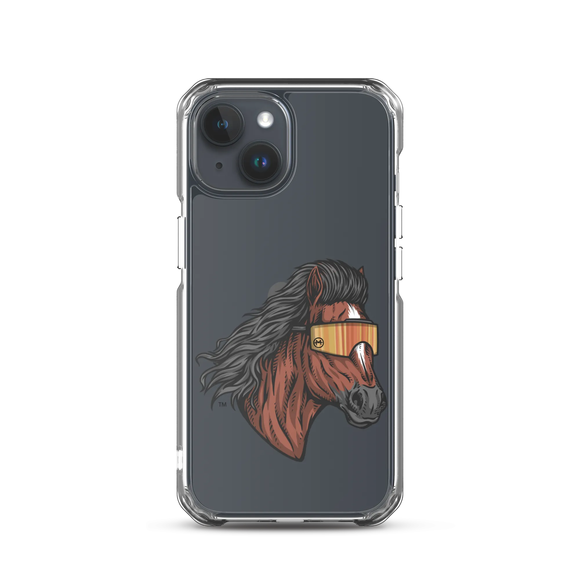 Horse Mullet iPhone Case - Clear