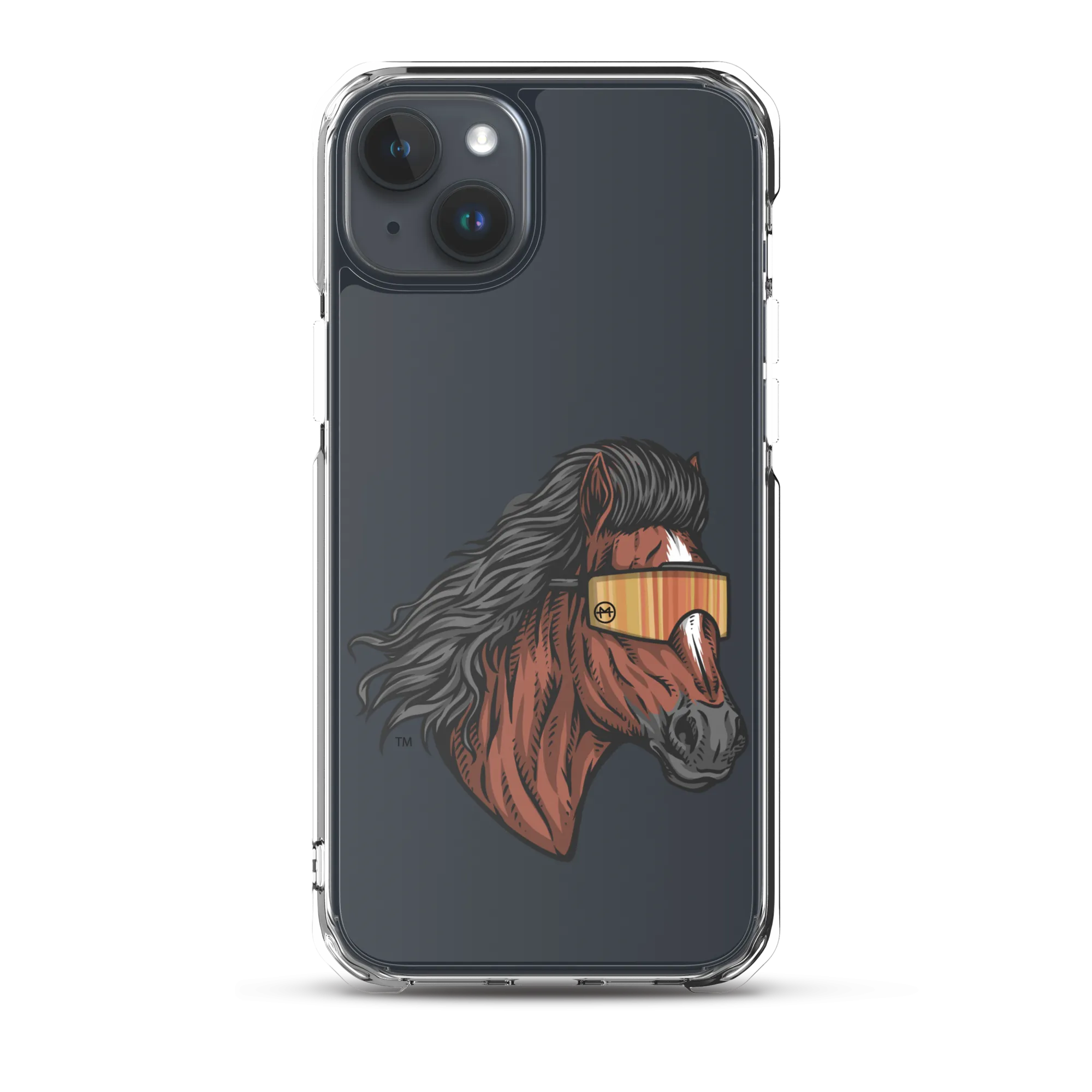 Horse Mullet iPhone Case - Clear