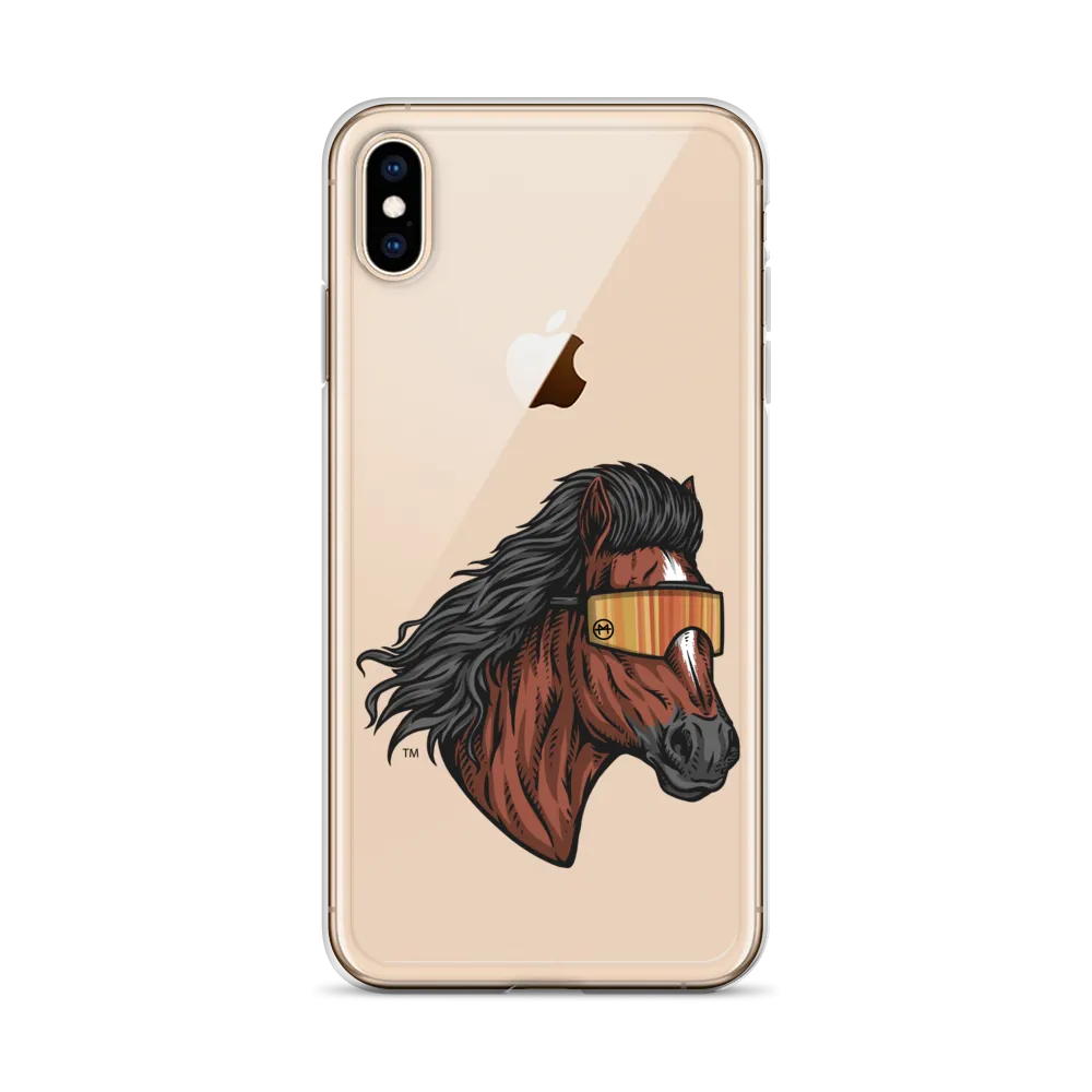 Horse Mullet iPhone Case - Clear