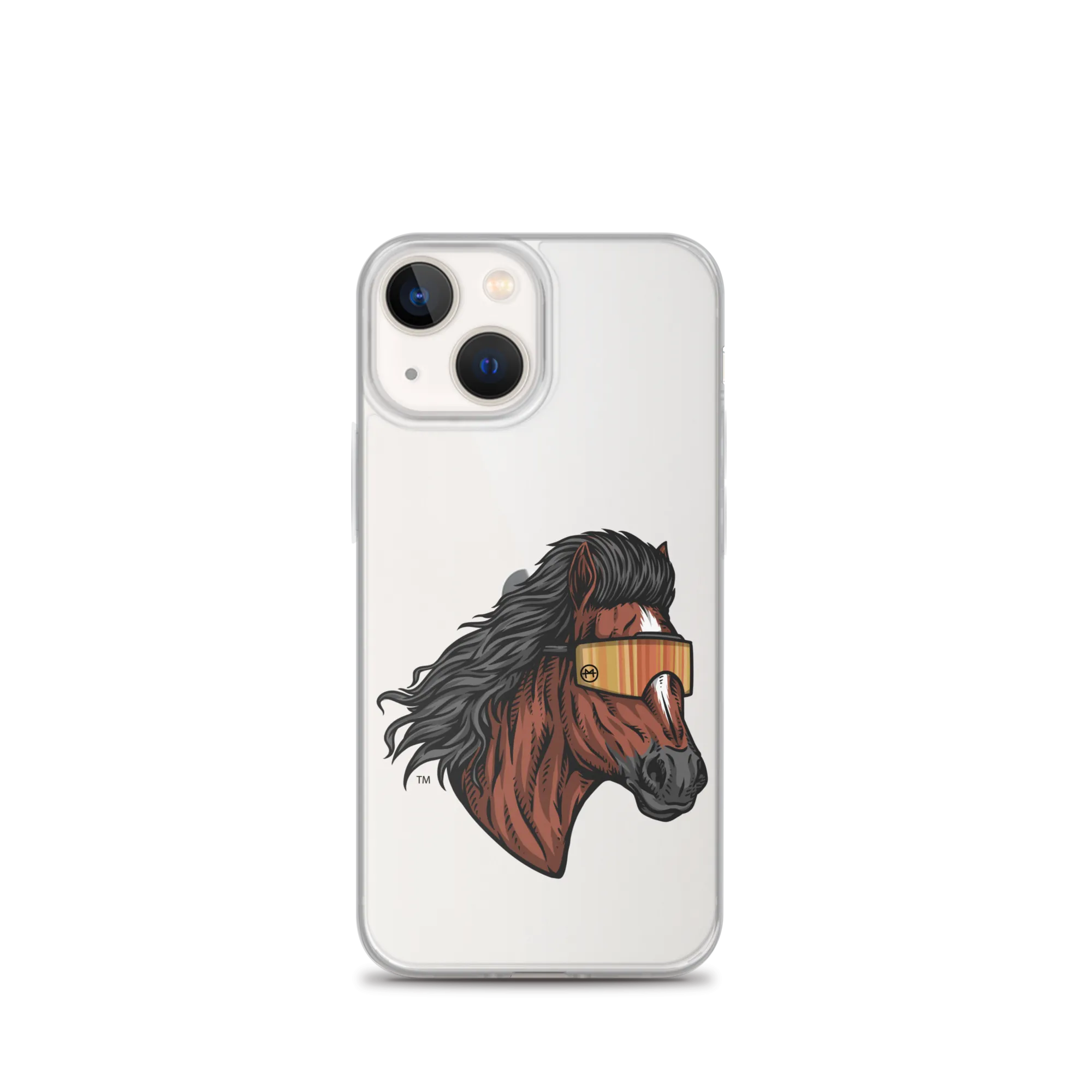 Horse Mullet iPhone Case - Clear