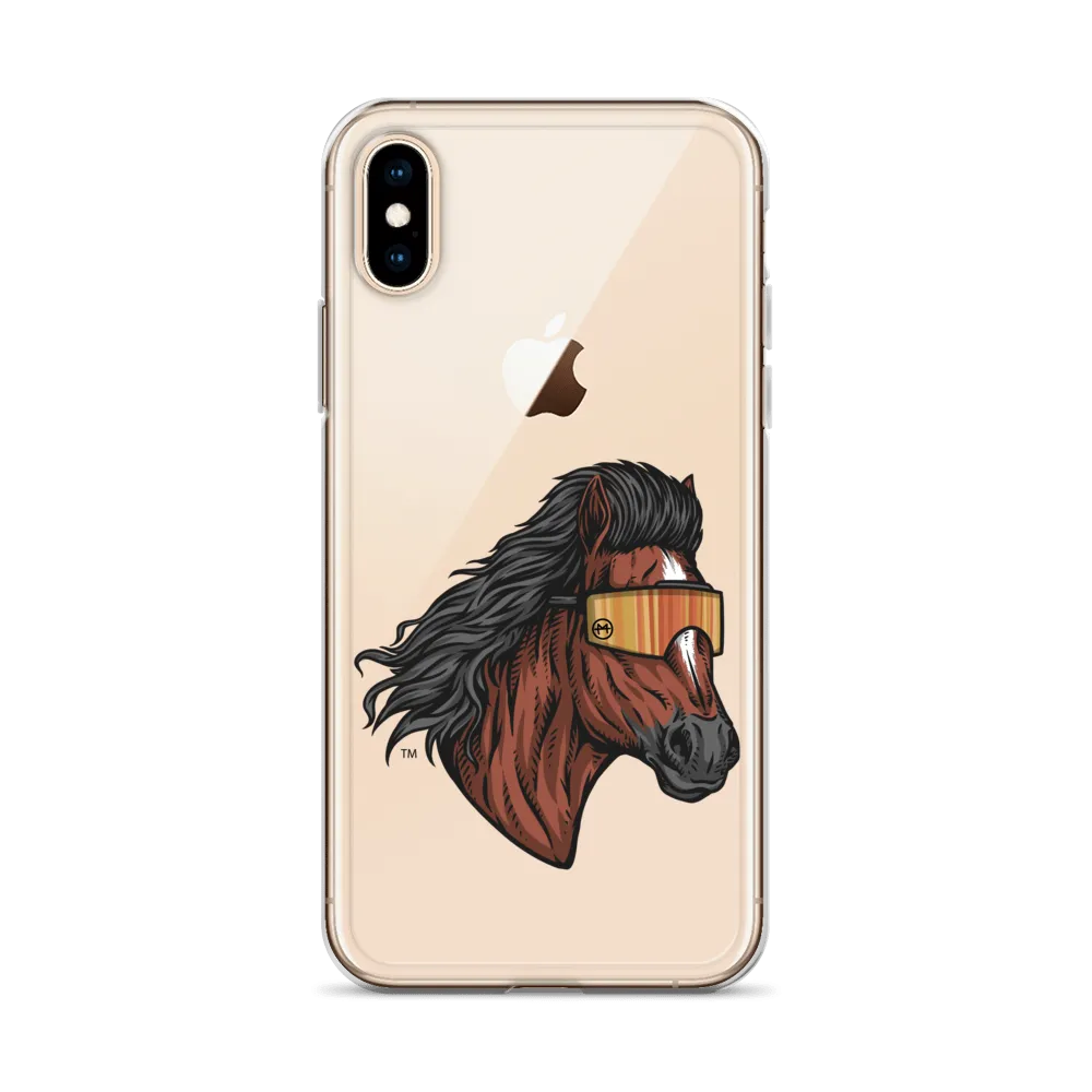 Horse Mullet iPhone Case - Clear