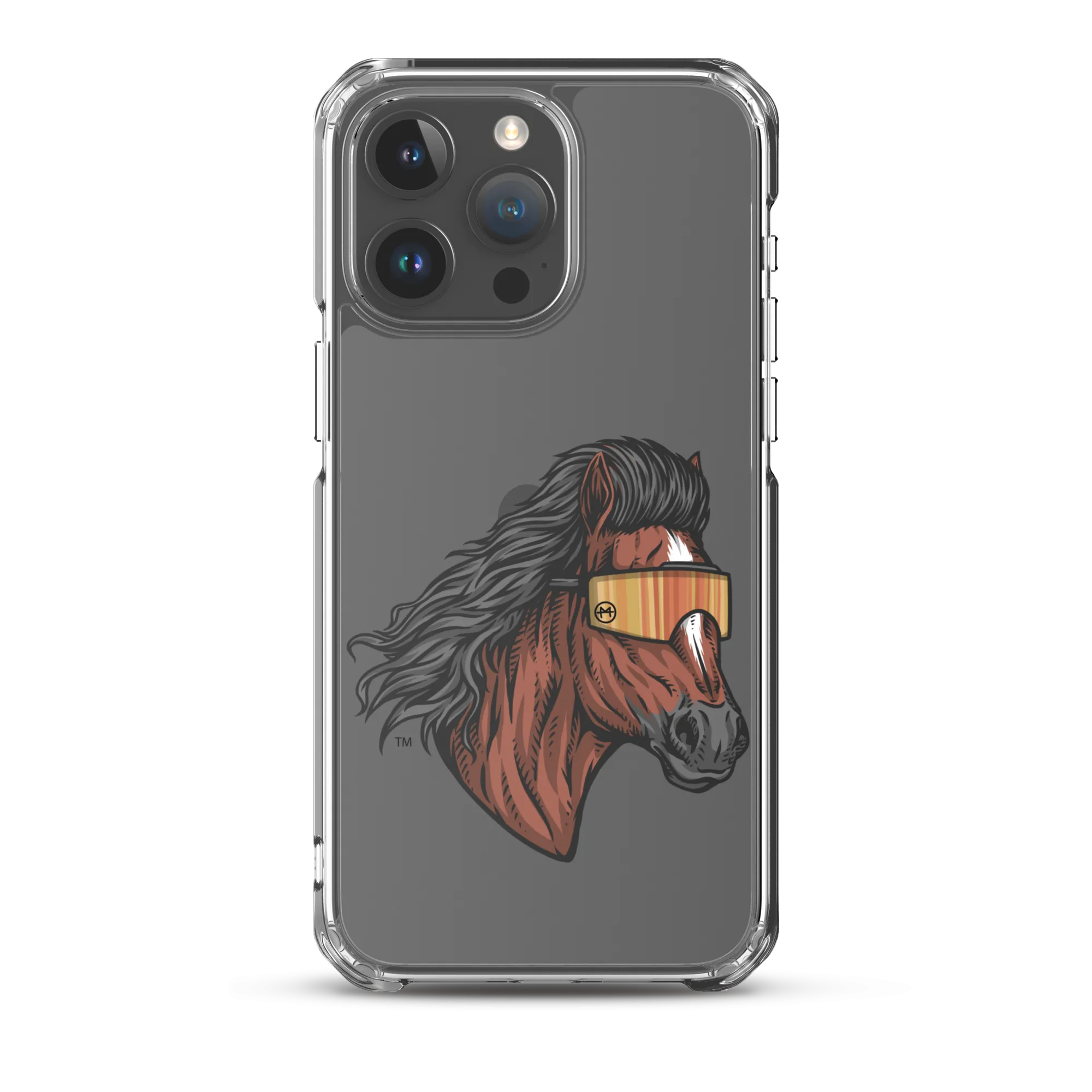 Horse Mullet iPhone Case - Clear