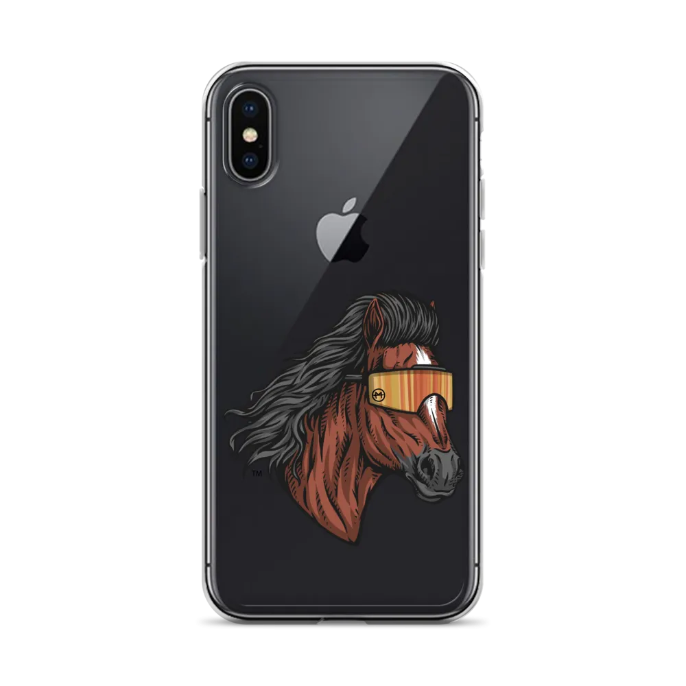 Horse Mullet iPhone Case - Clear