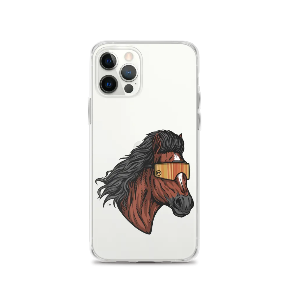 Horse Mullet iPhone Case - Clear