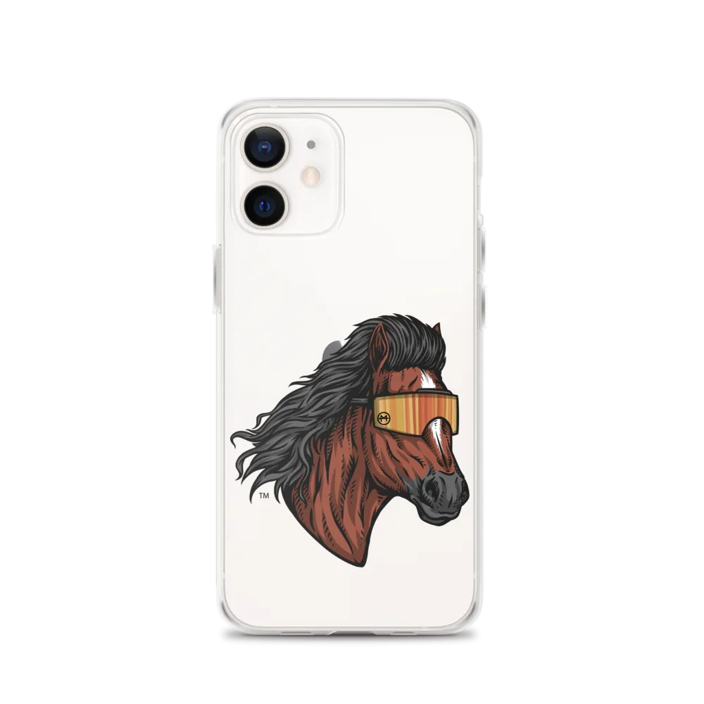 Horse Mullet iPhone Case - Clear