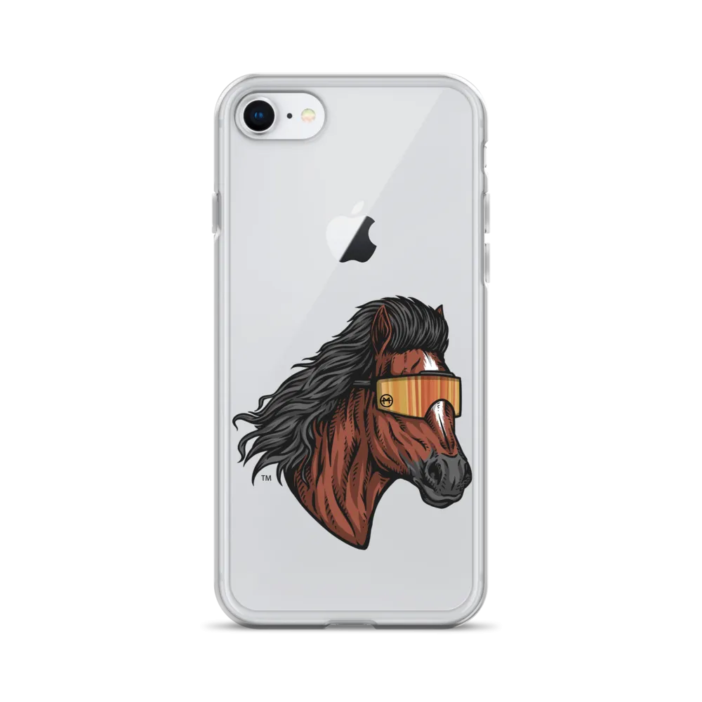 Horse Mullet iPhone Case - Clear