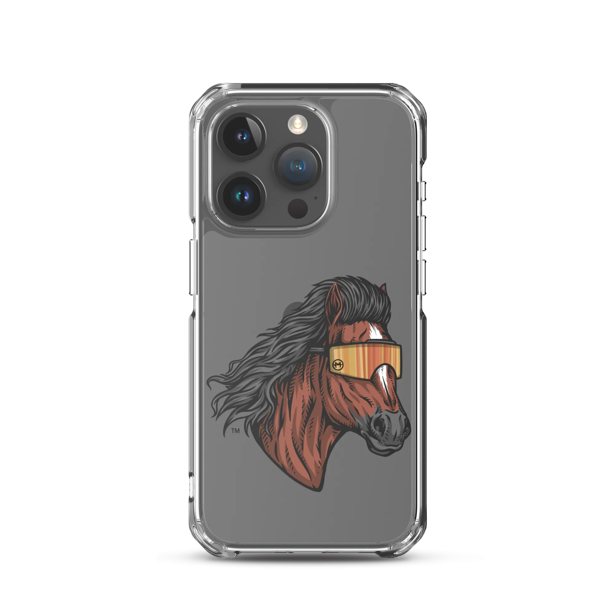 Horse Mullet iPhone Case - Clear