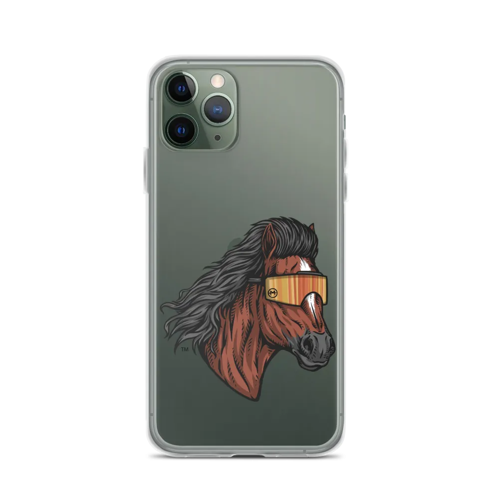 Horse Mullet iPhone Case - Clear