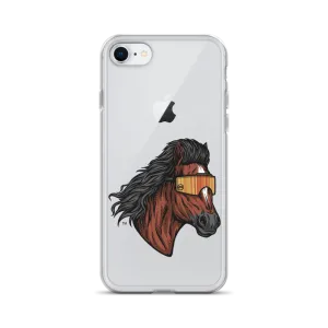 Horse Mullet iPhone Case - Clear