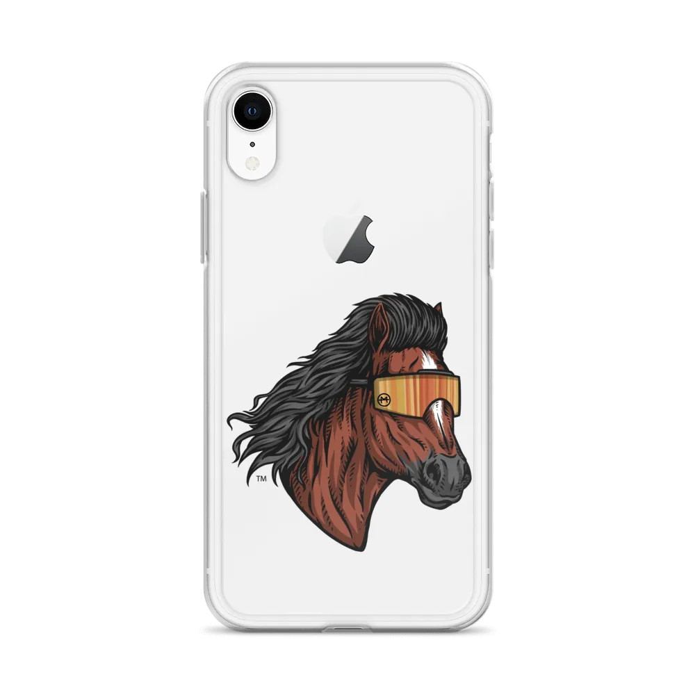 Horse Mullet iPhone Case - Clear