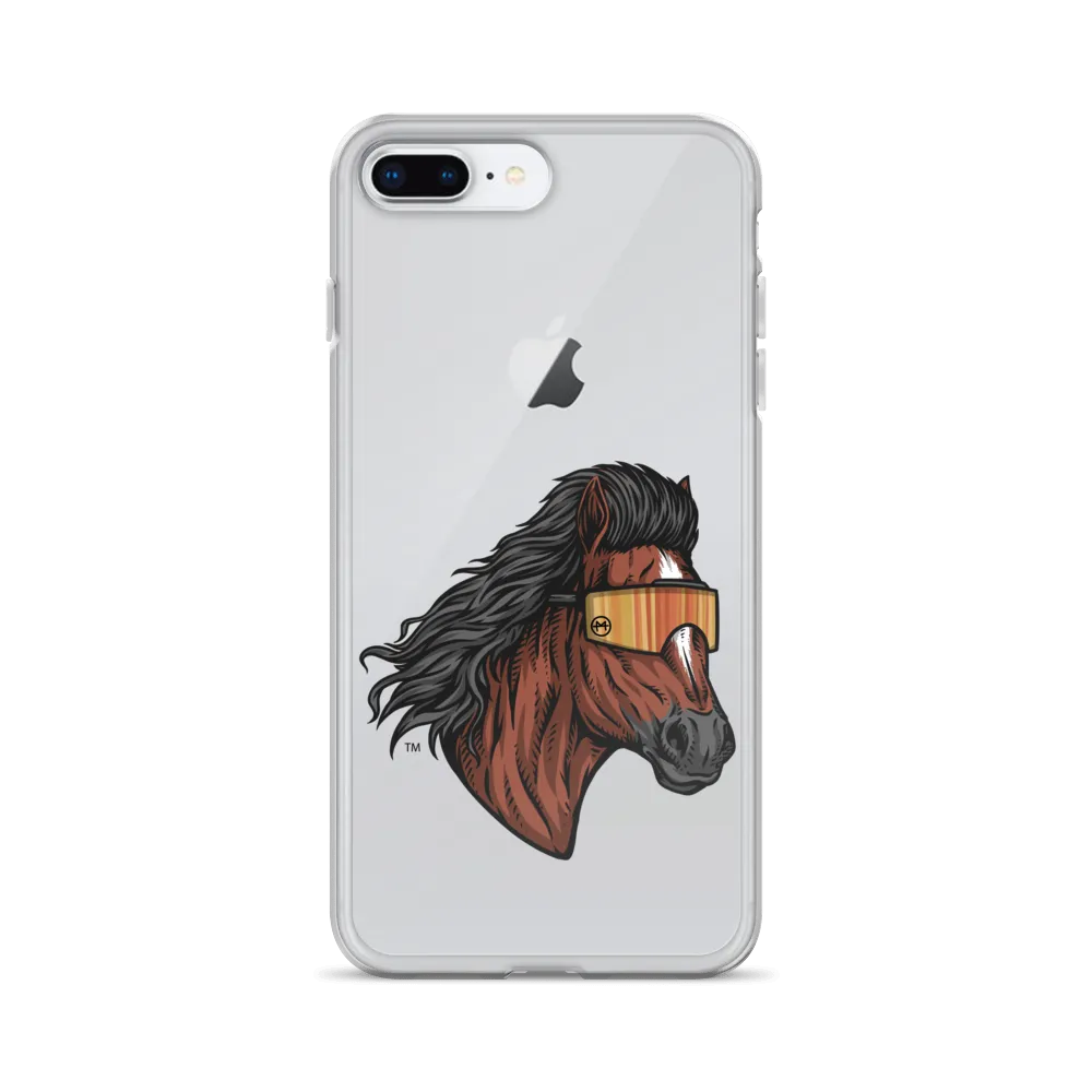 Horse Mullet iPhone Case - Clear