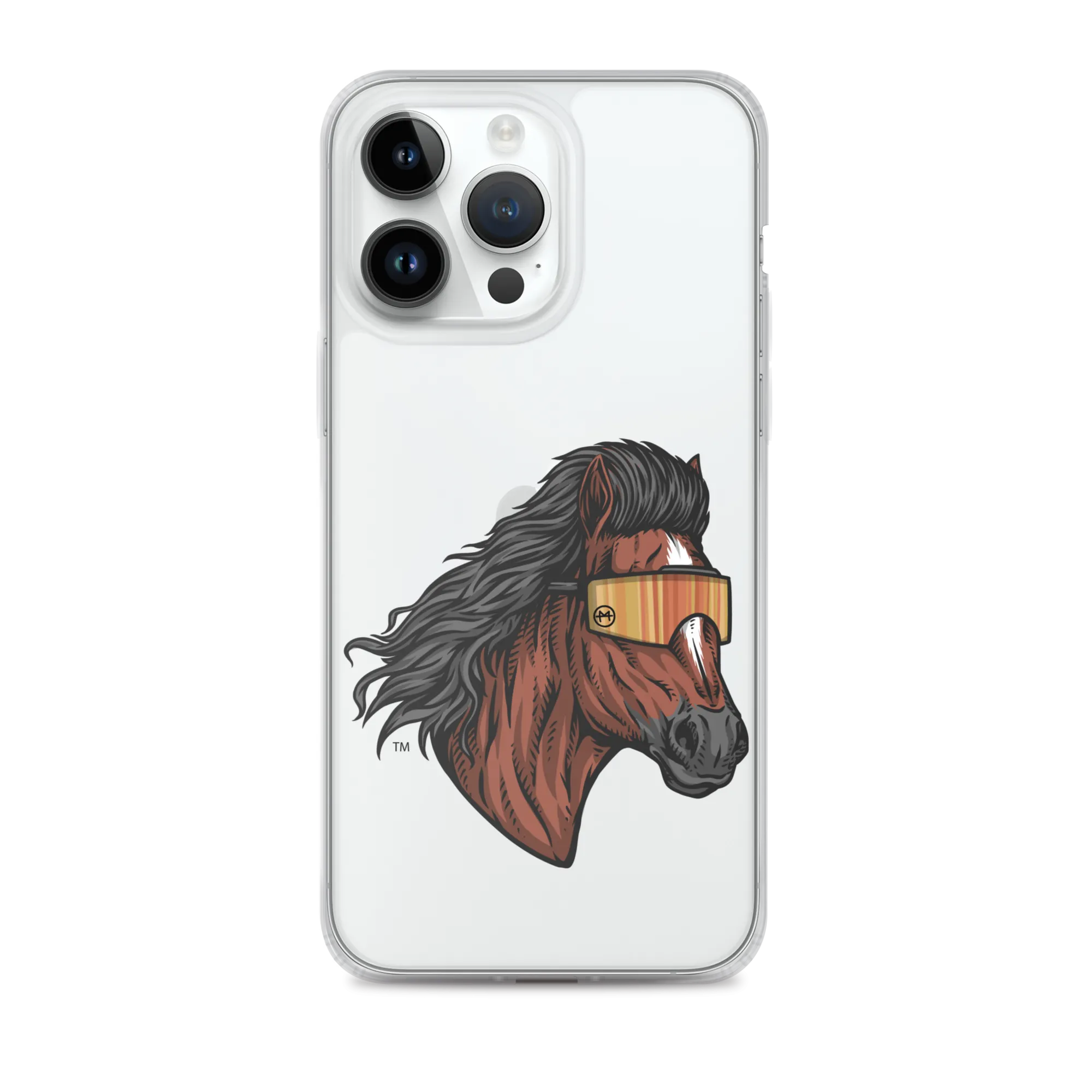 Horse Mullet iPhone Case - Clear