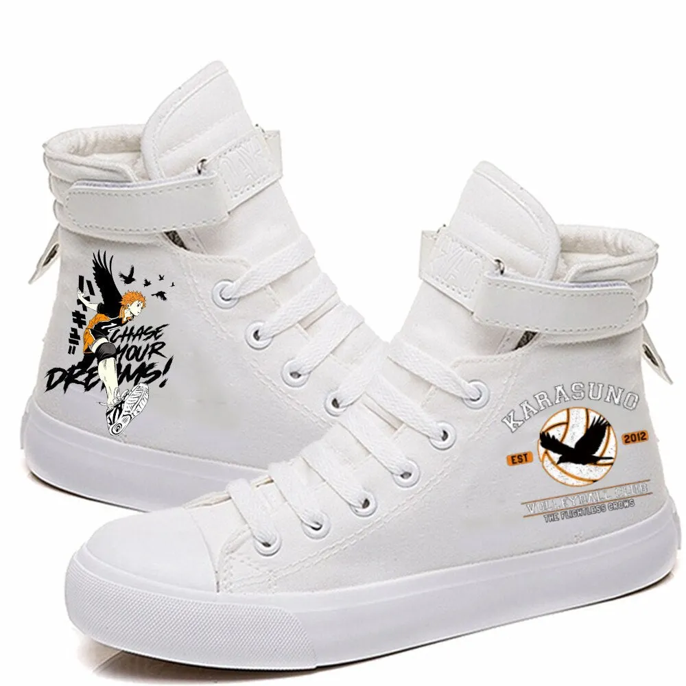 Karasuno Printed Canvas Sneakers Haikyuu (Colors Available)