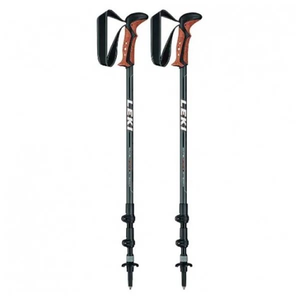 Leki Khumbu Anti-Shock Cork Handle Trekking Poles (1 Pair)