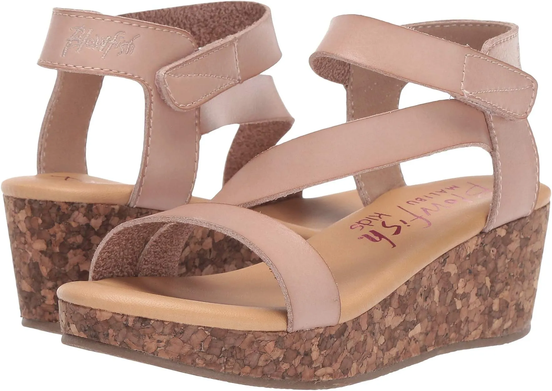 Loverli K Blowfish Malibu Sandals, Blush Dyecut PU