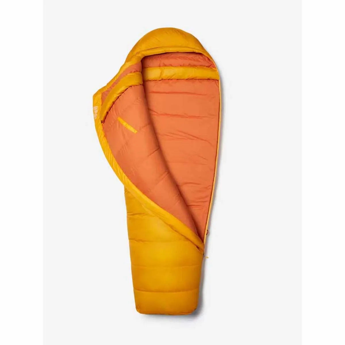 Marmot Lost Coast 5 Left Zipper Short Sleeping Bag - Golden Sun/Tangelo