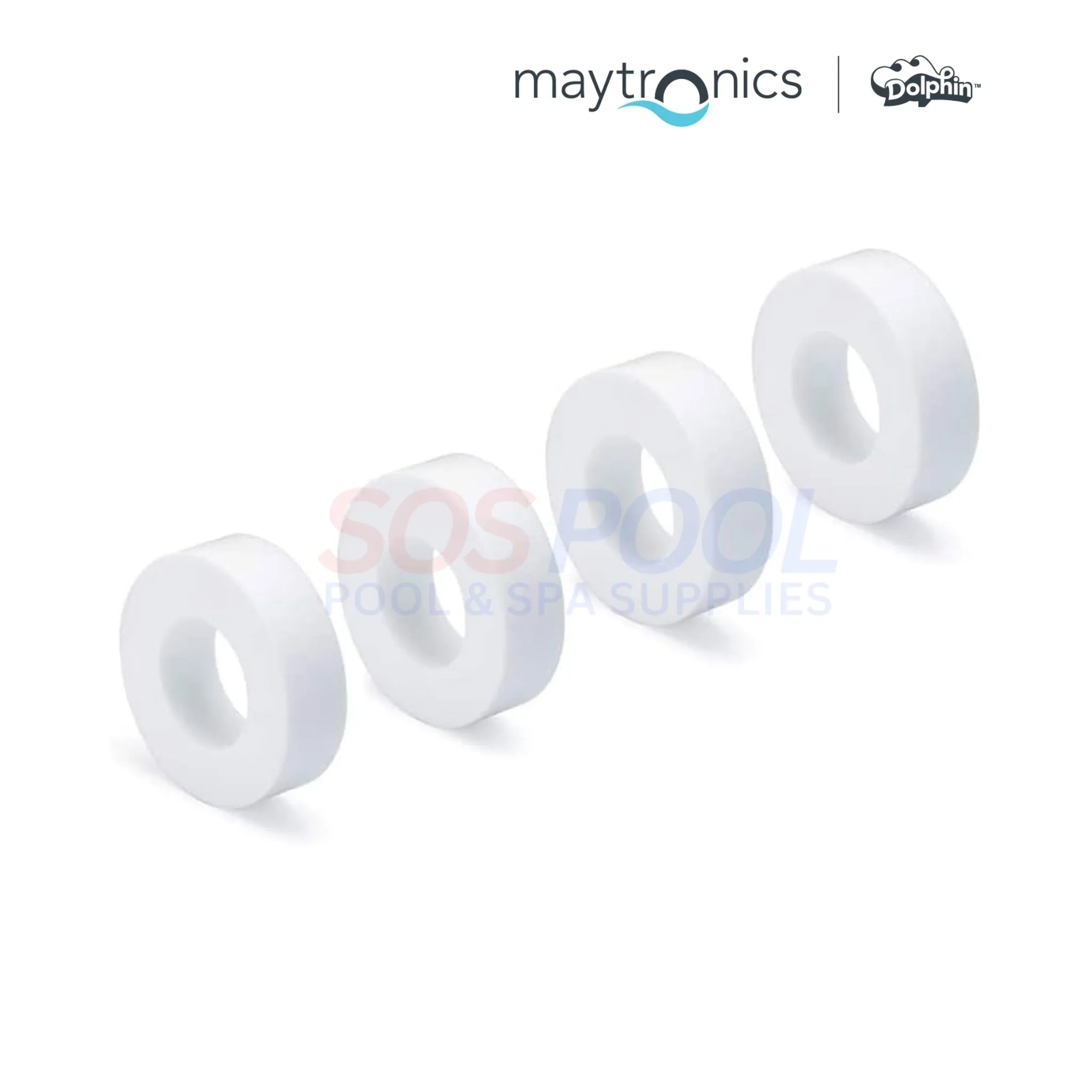 Maytronics Dolphin Wonder Climbing Brush | Foam Climbing Rings | 4 Pack | 6101611