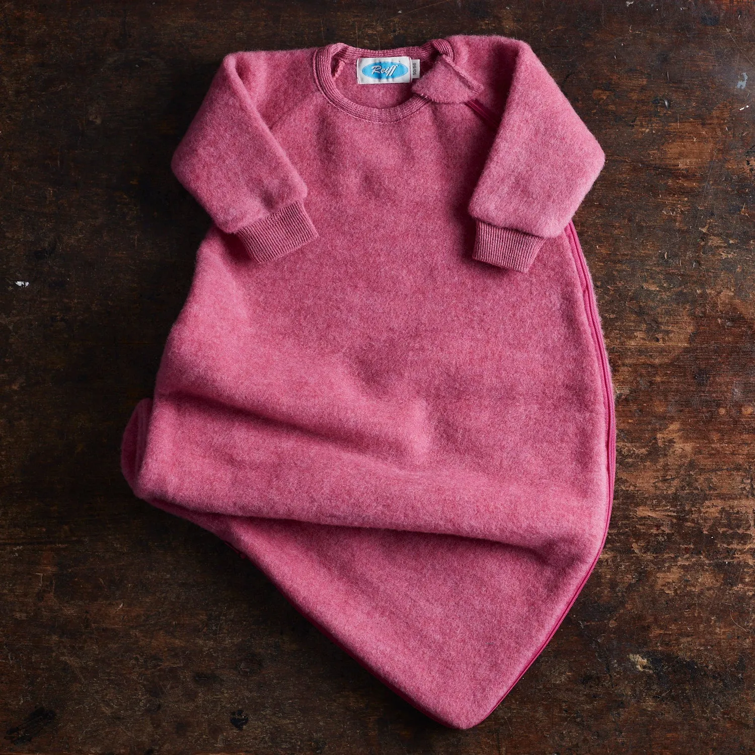 Merino Wool Fleece LS Sleeping Bag - Berry