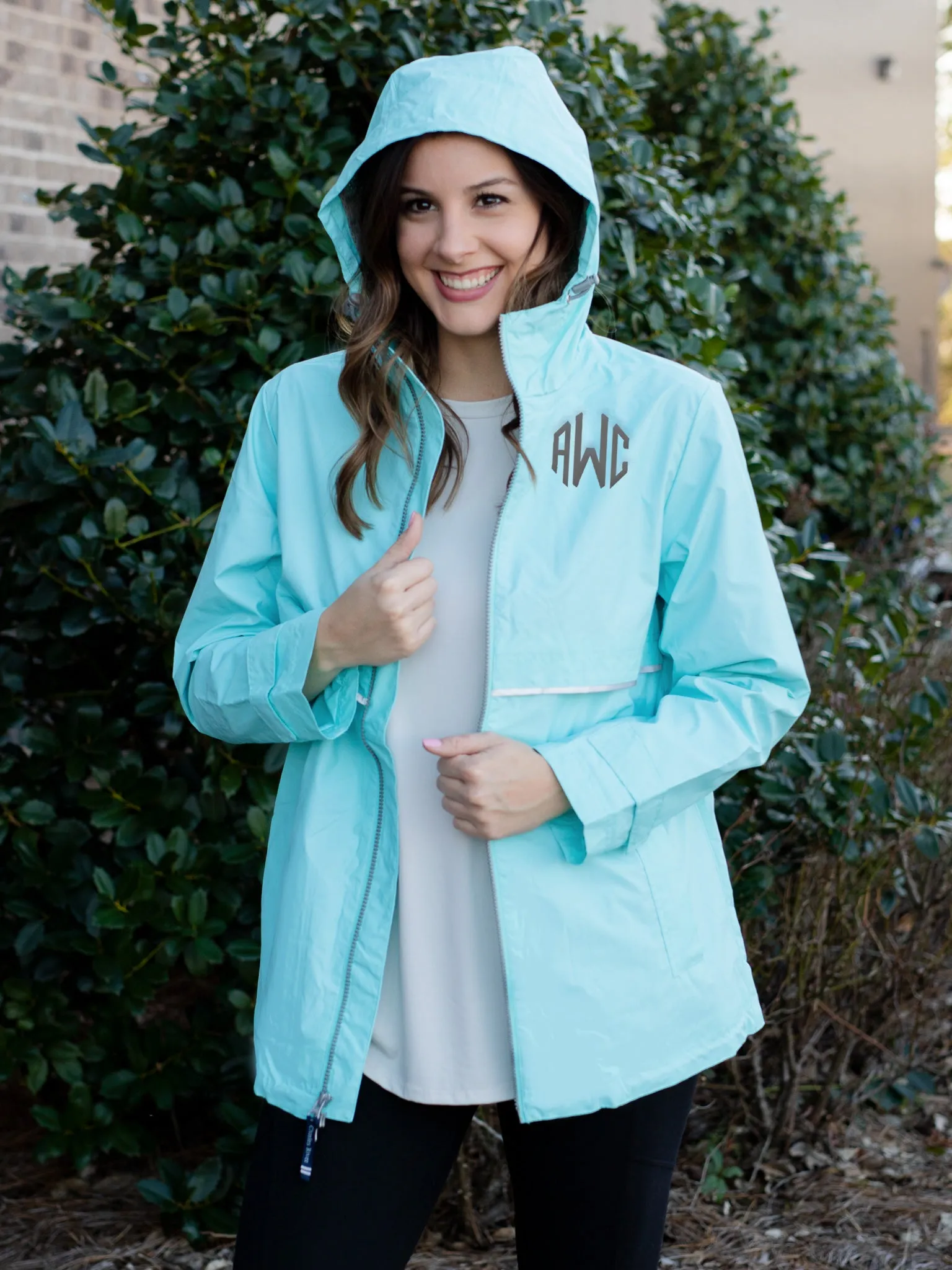 New Englander Rain Coat - Aqua