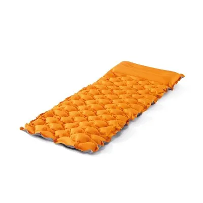 Open Box - Intex TPU Twin Camping Sleeping Mat with Hand Held Mini USB Pump