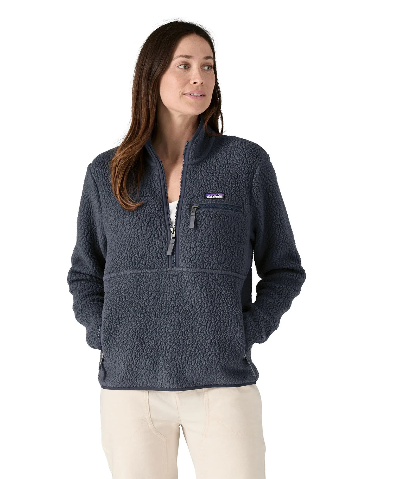 Patagonia Women's Retro Pile Marsupial Fleece - Shelter Brown