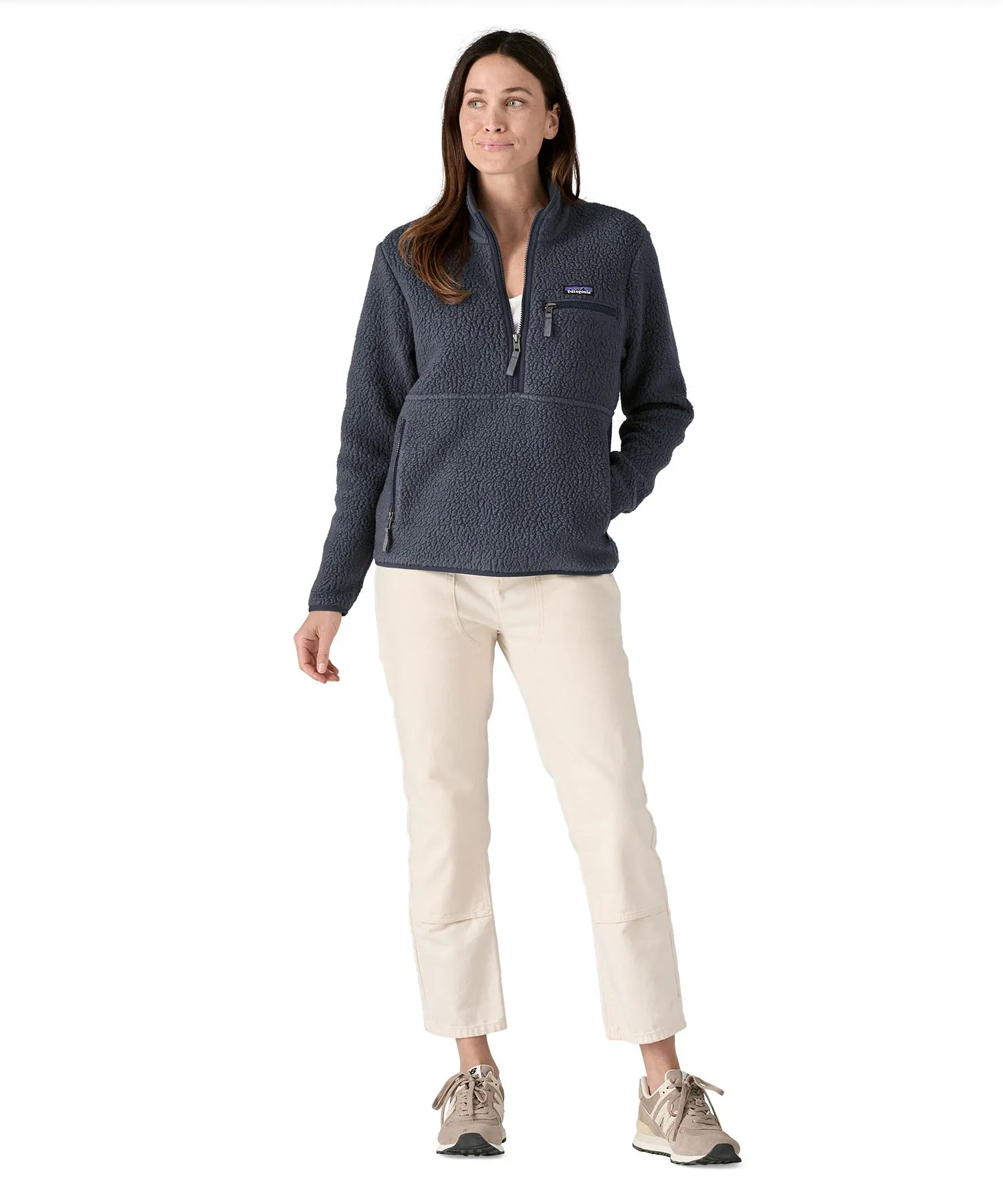 Patagonia Women's Retro Pile Marsupial Fleece - Smolder Blue