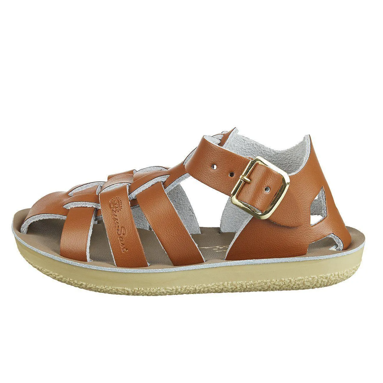 Saltwater Shark Sandals - Tan - Kids