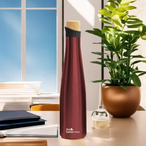 The Better Home Rogue Series Insulated Water Bottle 750ml with Cork Cap (Wine) Water Bottle for Office Stainless Steel Water Bottles for Kids | Hot & Cold Water Bottle | Aesthetic Water Bottle