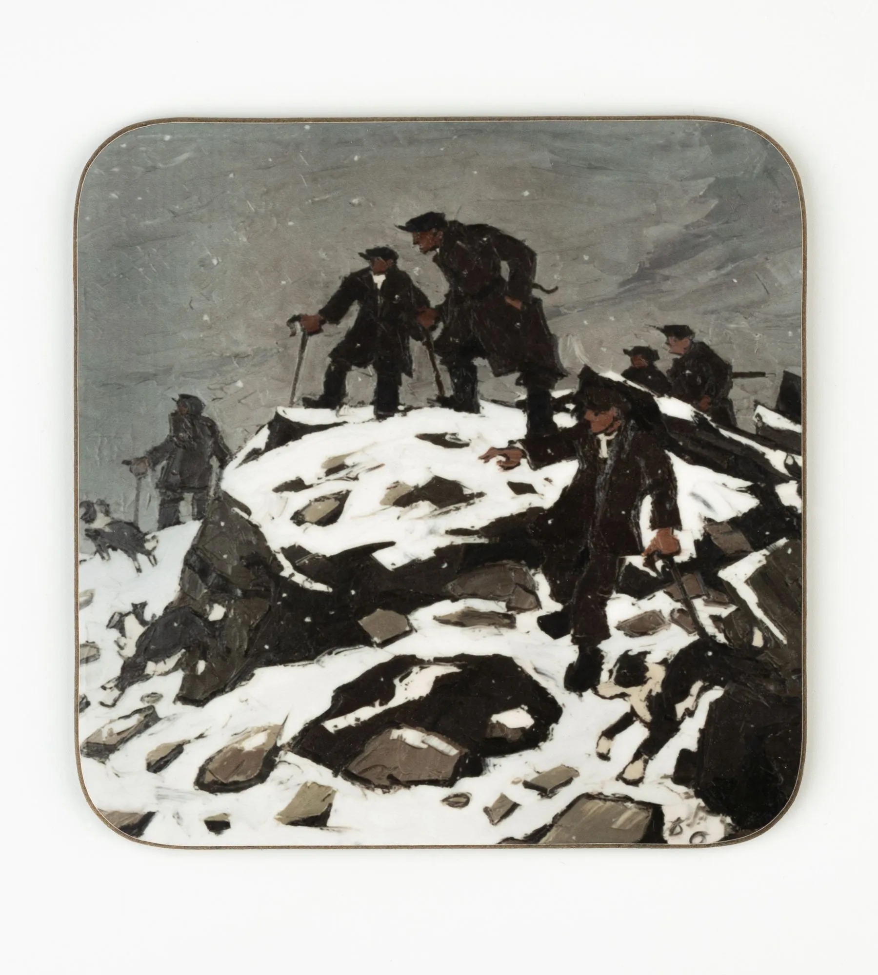 The Gathering - Sir Kyffin Williams Coaster