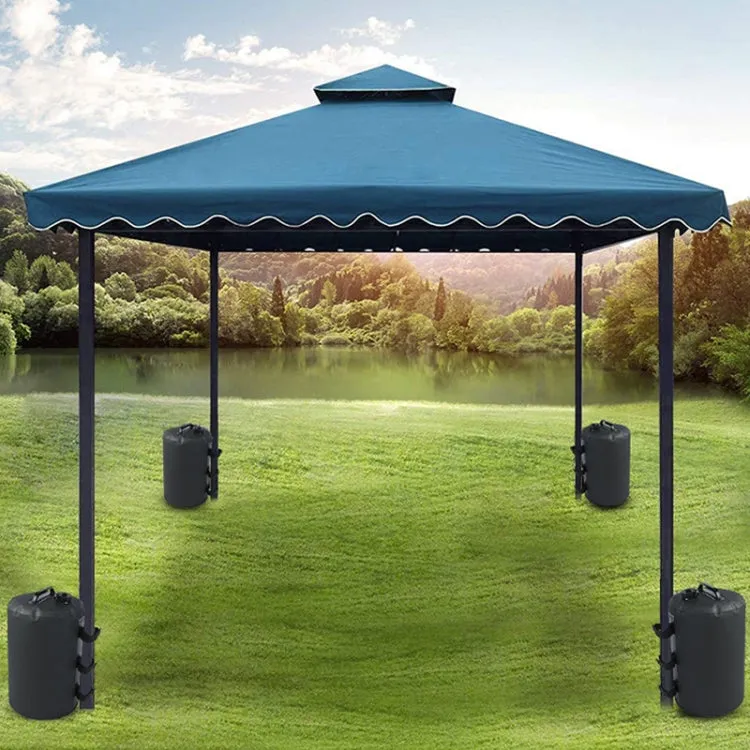 Water And Sand Multi-Function Tent Windproof Fixed Water Bag, Size: 24x34cm(Black)