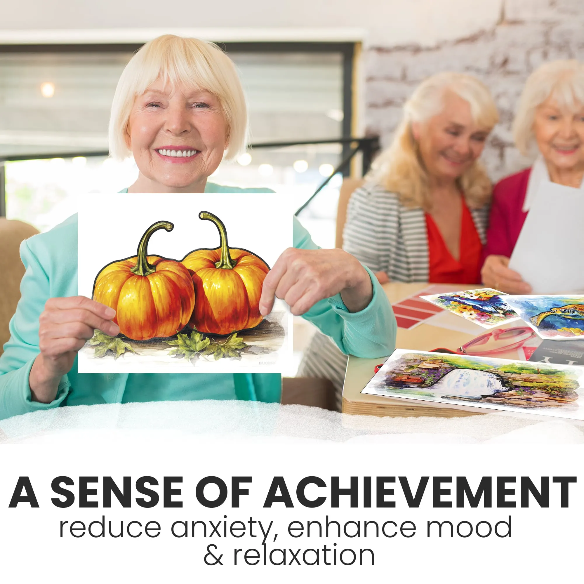 Water Painting Dementia Activities for Seniors | Farm Memories